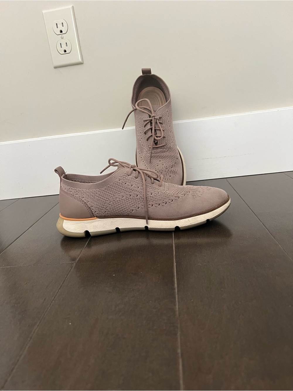 Cole Haan Women's Knit Lace-Up Sneakers - Mauve